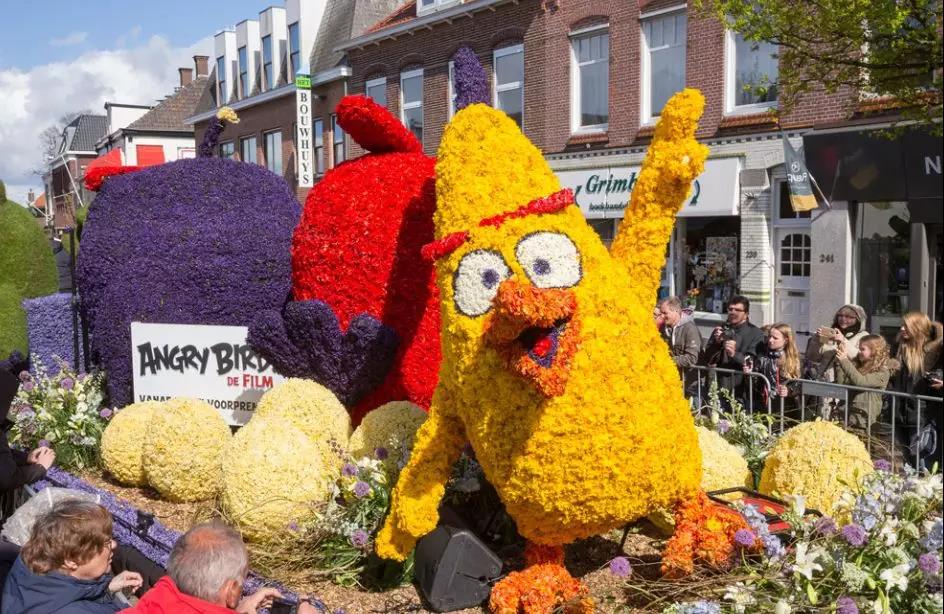 Цветочный фестиваль Bloemencorso в Нидерландах